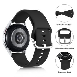 Meliya Silicone Band Replacement for Gizmo Watch 3 2 1/Gabb Watch, 20mm Soft Waterproof Kids Gizmo Watch Band Replacement Gabb Watch Bands for Boys and Girls, Breathable & Washable (Black)