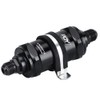 Aswalling Universal Filter BLACK AN6 Inline Fuel Filter E85 Ethanol