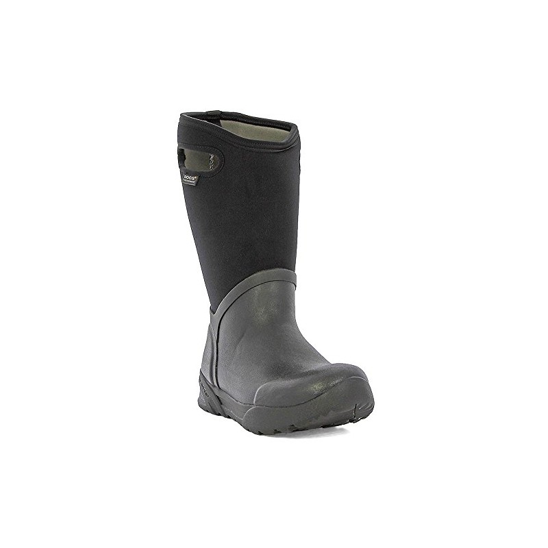 Bogs Men's Bozeman Tall Waterproof Insulated Rain Boot, Black, 7