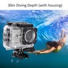 1080P HD 2inch LCD Screen Sports 30m Waterproof Action Camera