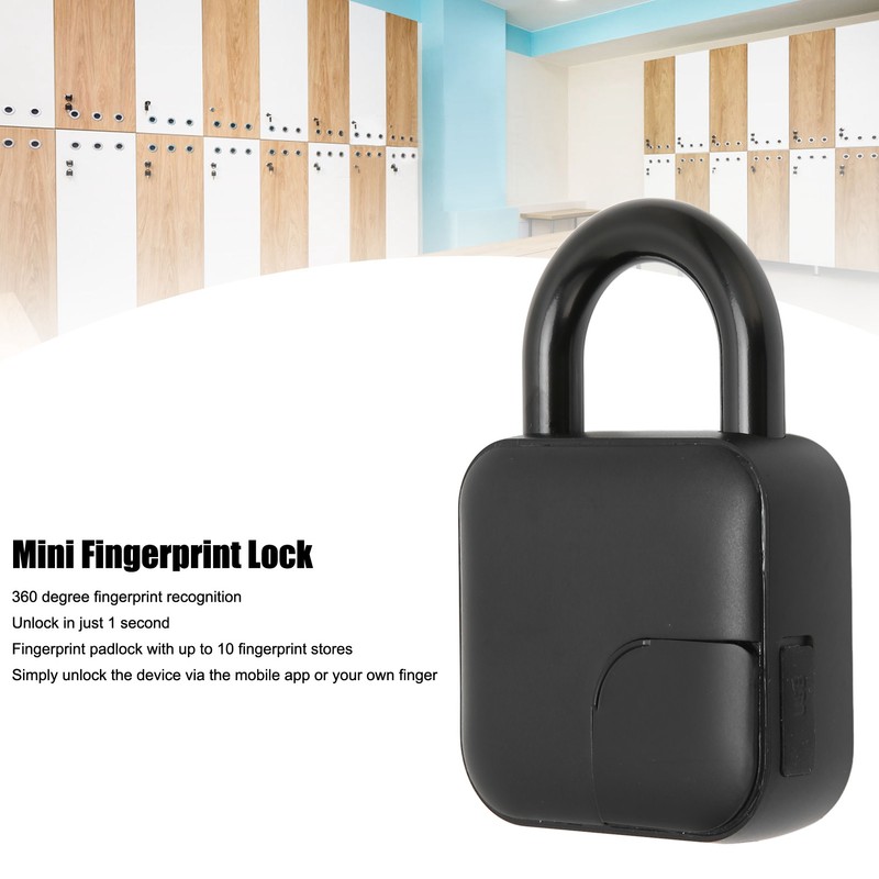 L3+ Fingerprint Padlock Professional IP55 Waterproof USB Charge Smart Bluetooth