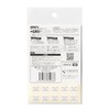 GRIPLUS Ultra Thin Strong Anti-Slip Stick, Postcard Size, Gray, Pack