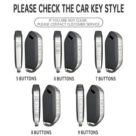 ontto luminous car key fob cover fit for Kia Telluride Sorento EV9 2023 2024 2025 USA American Flag keychain key holder Metal Shell case keyring Accessories 6 buttons Black