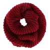 Women Holiday Chunky Thick Knit Circle Loop Infinity Warm Soft
