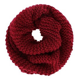 Women Holiday Chunky Thick Knit Circle Loop Infinity Warm Soft Scarf Multicolor
