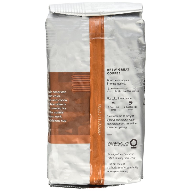 Starbucks House Blend Coffee, Whole Bean, 12-Ounce Bags (Pack of
