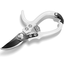 VIVOSUN Bypass Pruning Shears, Lightweight Hand Pruner, Ergonomic Garden Shears for Cutting Flowers, Trimming Plants Branches, 6" Garden Clippers with Sharp SK5 Blades, Q-Shaped Garden Tools