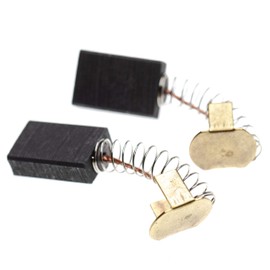 vhbw 2 x Carbon Brush 19.65 x 6.3 x 13.15 mm Compatible with Dewalt DWE7491RS Type 1, DWE7490X Type 1, DWE7480 Type 1 Power Tool + Spring