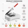 Manual Meat Slicer for Home Kitchen Prep – Adjustable Stainless