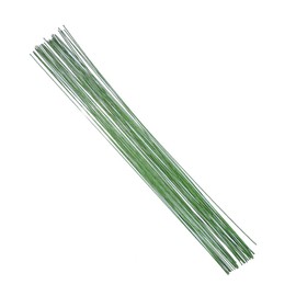 Decora 20 Gauge Green Floral Stem Wire 16 inch,50pcs/Package
