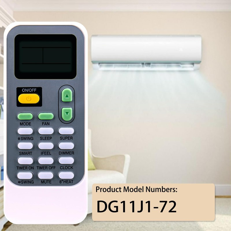Allimity DG11J1-72 Replacement Remote fit for Hisense AC Air Conditioner