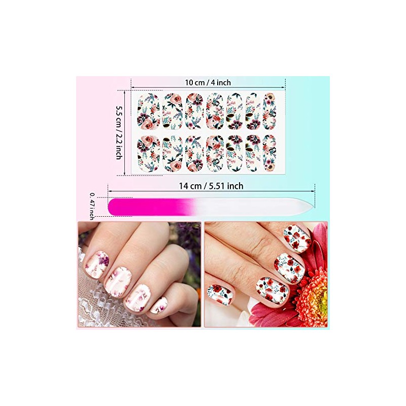 Maitys - 168 unidades, 12 hojas, pegatinas de esmalte de