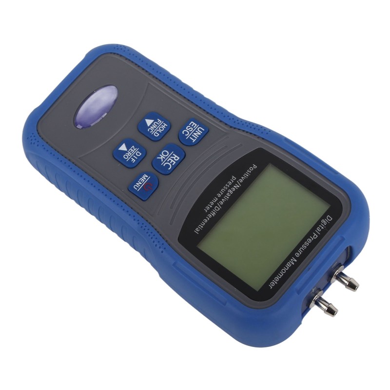 Digital Manometer LCD Display High Accuracy Sensitive Fast Measurement Gas