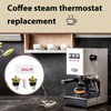 Coffee Steam Thermostat Replacement, M4 Thread, 107°C & 145°C for