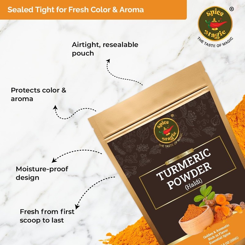 Spice Magic Turmeric Powder – 3.5 oz (100 g) |