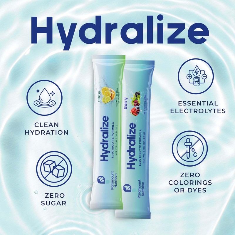 Hydralize Electrolyte Formula - Hydration Drink Mix - With Pink