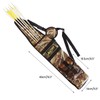 ARCTIRA Archery Back Quiver Arrow Holder with Puller Lightweight Adjustable