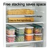 Xusxes Pack of 3 Food Storage Containers Spaghetti Storage Boxes
