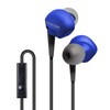 Elecom Stereo Headphone (with Microphone) Ear Plug Type φ3.5 Blue