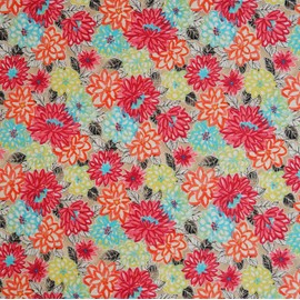 RSH DECOR Indoor Outdoor 3" Foam Bench Cushion with Ties, (60" x 18" x 3") Choose Color (Artistic Floral)