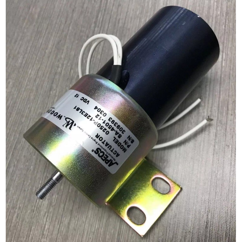 APECS WOODWARD ACTUATOR, 12VDC, PUSH TYPE