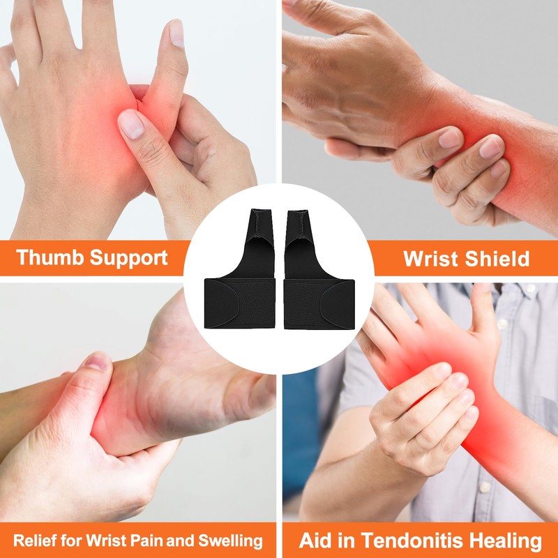 XOKL Pack of 2 Thumb Support for Arthritis, Elastic Thumb