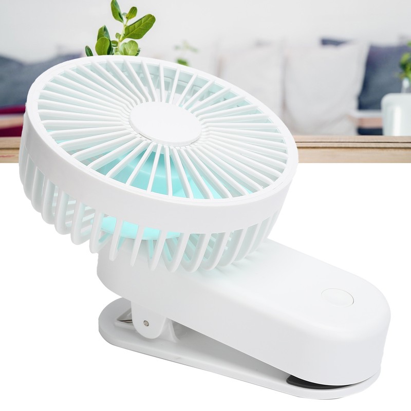 Clipon Desk Fan 3 Gears Wind Speeds Magnetic Small Portable