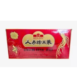 Royal King GINSENG ROYAL JELLY EXTRACT EXTRA STRENGTH ENERGY ENDURANCE 2000MG 1 BOX of 30