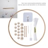 DIY Wind Chimes Kit Round Wood Beads Crafts Ornaments Hand