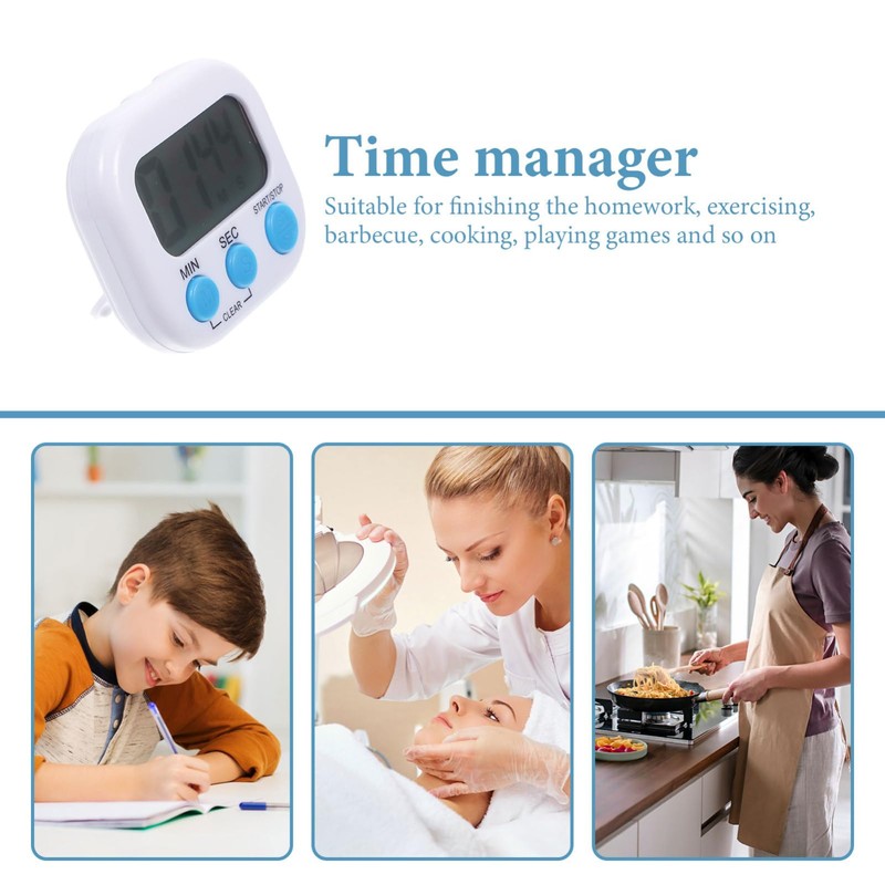 Alipis Digital Kitchen Timer Small Magnetic Cooking Timer with Simple