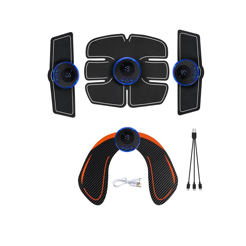 EMS Muscle Stimulator for Home Fitness – Portable Ab, Arm,