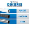 Fernco 1056-44RC Shielded PVC Pipe Coupling for Cast Iron, Plastic