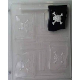 Pirate Flag Lollipop Candy Mold H081