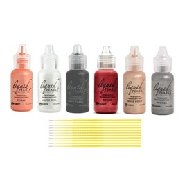 PTP Flash Deals Ranger Liquid Pearls Bundle - 6 Liquid Pearls Blending Sticks (Cauldron: Pewter, Rose Gold, Onyx Pearl, White Opal, Coral, Rogue)