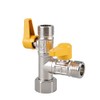 Garden Hose Splitter 2 Way, Heavy Duty Solid Brass Hose