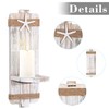 Disdressed Starfish Wall Candle Sconces (Set of 2) - Beach