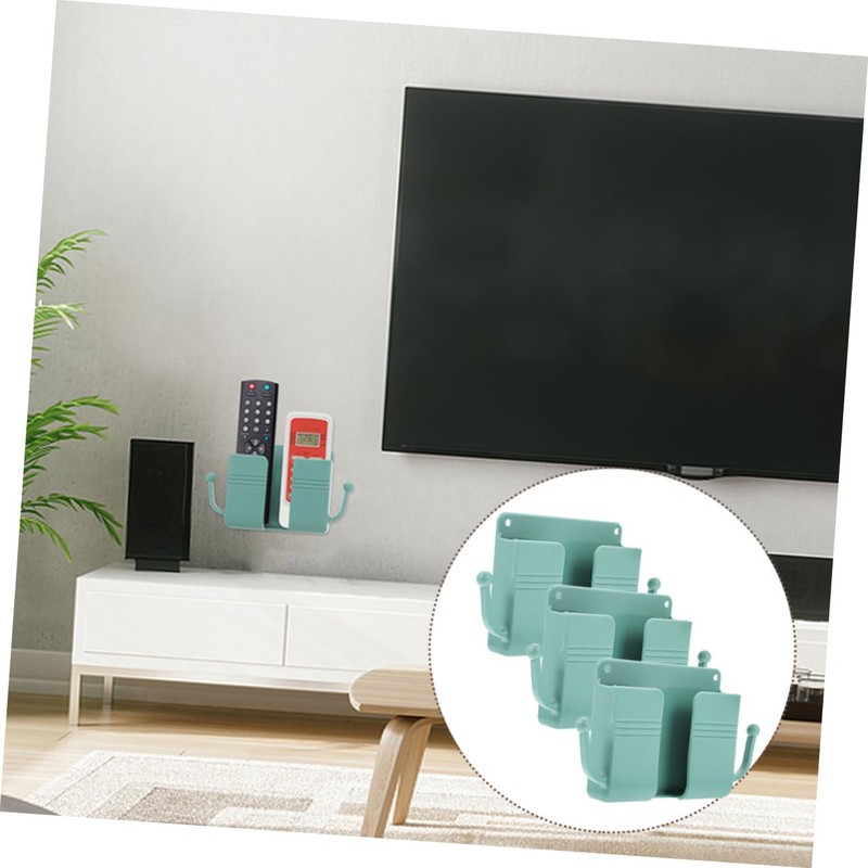 Operitacx 3pcs Wall-mounted Remote Controller Holder Nail Organizer for Tv