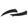 Gloss Black Front Bumper Fog Grille Air Vent Trims Replacement