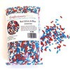 Red White And Blue Edible Jimmies - 4 ounces