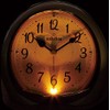 RHYTHM 8RE665SR13 Alarm Clock Analog Continuous Second Hand Light Electronic