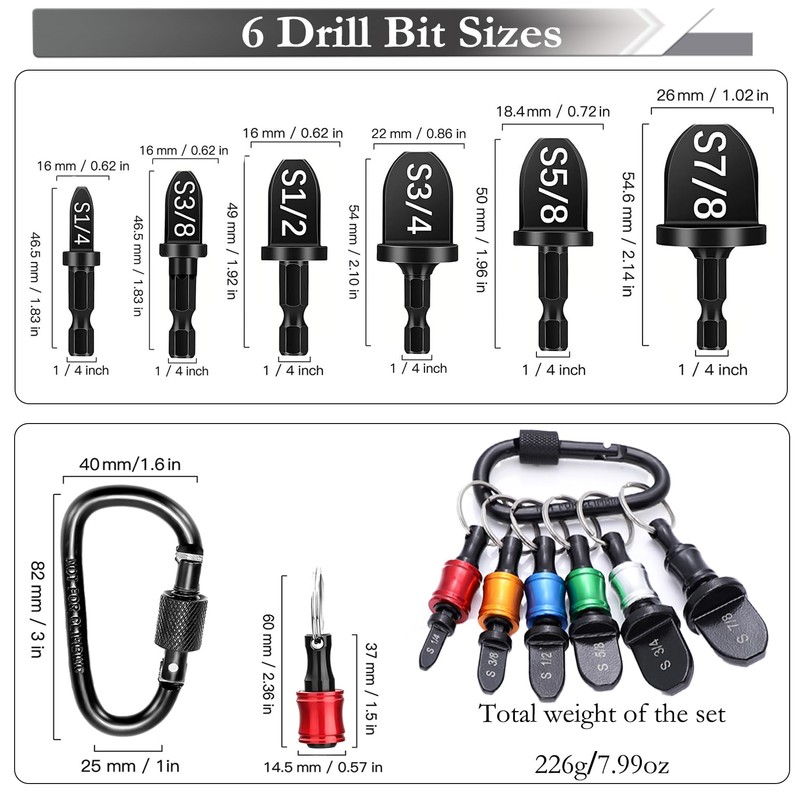 13 Pcs Swaging Tool HVAC Repairing Set with Bit Holder,
