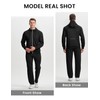 Rdruko Men's Track Suits Sweatsuits Hooded 2 Piece Set Full