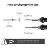 Soldering Iron Kit, 60W Soldering Iron, 5 Soldering Iron Tips,