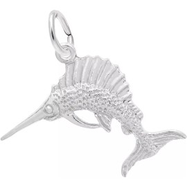 Rembrandt Sterling Silver Sailfish Charm by Rembrandt