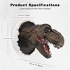 Syfunlv Wall-Mounted Dinosaur Sculpture, 8.6 * 6.2 * 5.5in Dinosaur