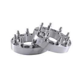 EZAccessory 2 Wheel Adapters 8x6.5 to 8x6.5 (8x165 to 8x165) Thickness 2.5 Inch 14x1.5 Studs