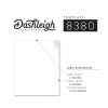 Dashleigh 40 Large Wine Bottle White Vinyl Printable Labels, 4x5