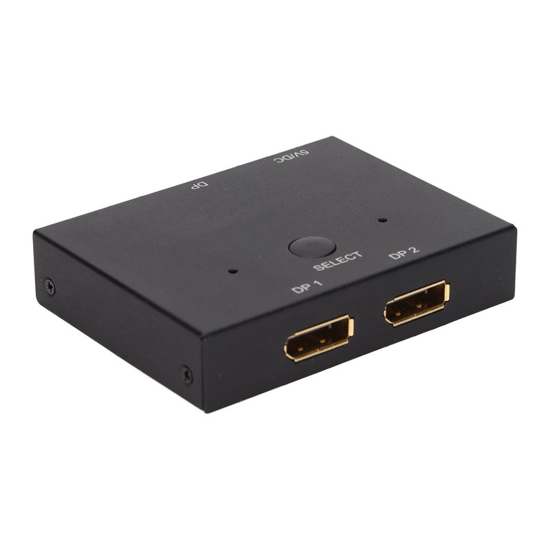 Displayport Splitter Bidirectional DP Switch Aluminium Alloy Displayport Switcher 8K