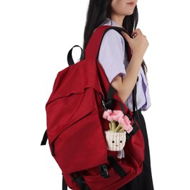 Apricot Lamb Sunflower Cute Keychain, Soft Stuffed Plush Keychain Toys for Kids’ Backpack, Purse, 5.9 Inches