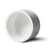 PVC Sch 40 End Cap SOC Solvent Weld, White, 1/2",